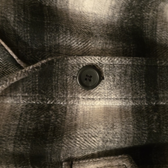 A.N.A. BRAND WOMEN'S BLACK AND WHITE PLAID FLANNEL PLUS SIZE JACKET SIZE 1X - Picture 5 of 16